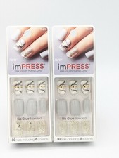 Kiss Impress Press-on Manicure #78376 YEAH BOY. Lot of 2