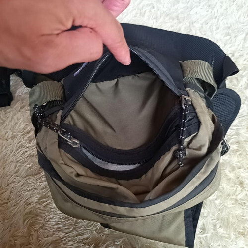 Rare Patagonia Double Haul Fishing Bag Khaki Black [Used EXC