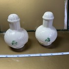 Belleek Irish Vintage Shamrock Shell Salt & Pepper Shakers — photo 2
