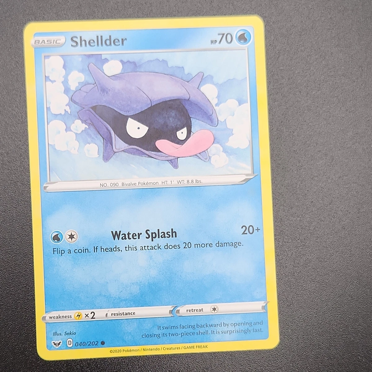 Shellder - 040/202 - Common - Pokemon » Sword & Shield - Base Set