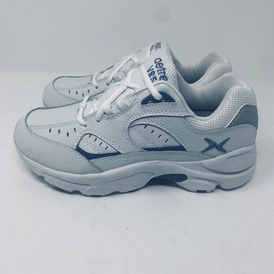 Zapatillas Aetrex Mujer 6.5 X Ancho Periwinkle Encaje Walker V854WX065 Reflectante Foto 3 de 4