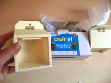 2 baker ross WILD GARDEN SQUIRREL FEEDERS Craft Paint Your Own WOODEN BOXES kit
