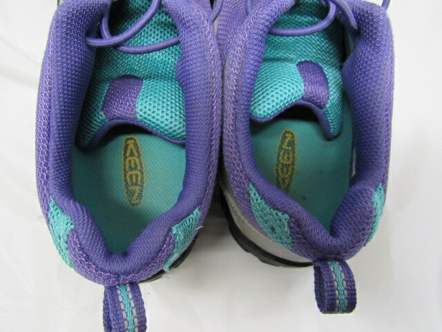Scarpe da trekking outdoor Keen da donna taglia 5 in rete viola