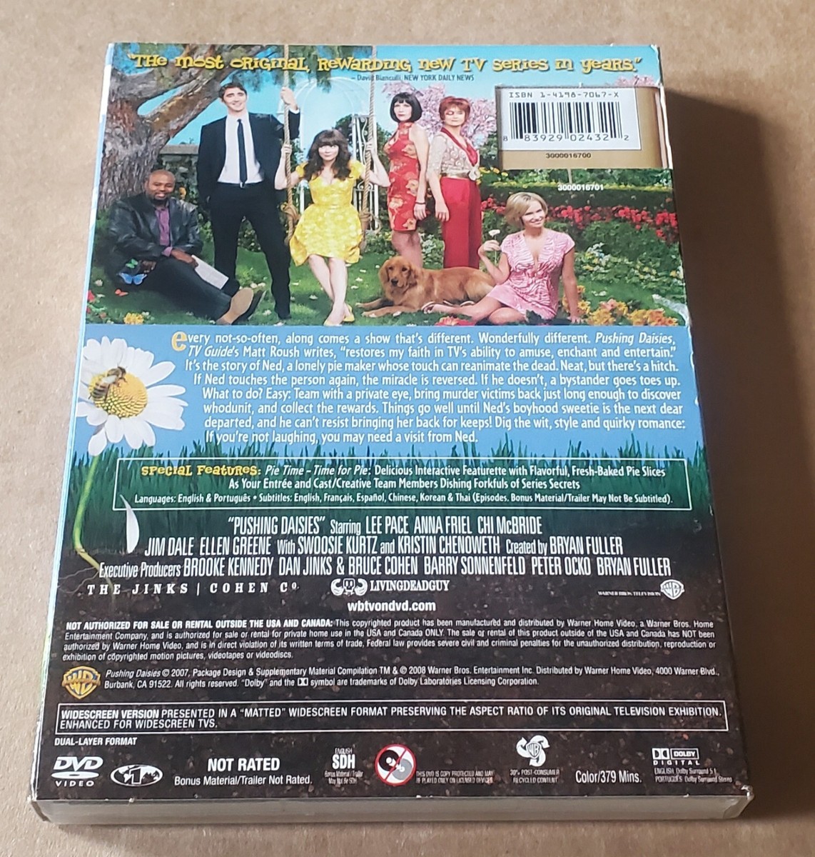 PUSHING DAISIES - The Complete First 1 One Season DVD | eBay