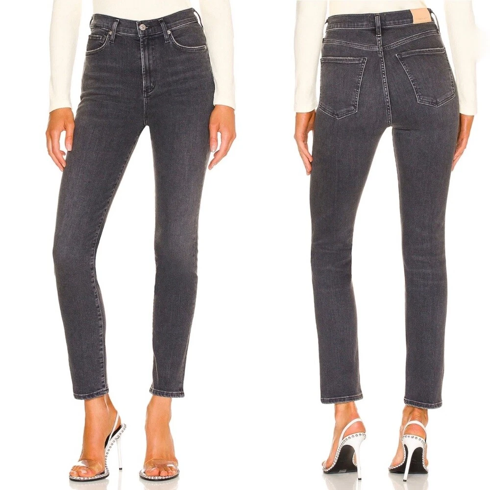 Olivia crop high rise slim hotsell in reset
