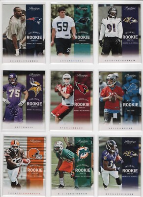 2012 Panini Prestige Football base Rookies & Veterans Pick a Card RC