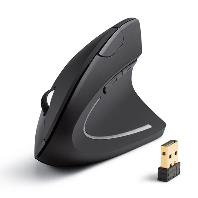Ergonomic Vertical Wireless Mouse for PC & Gaming, 1600DPI, Battery Included a5