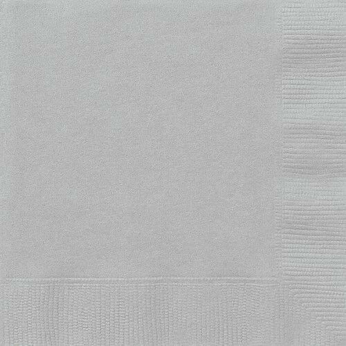 20 Paper Napkins Beverage Serviette 2Ply Party Dessert Cocktail Plain Appertiser - Picture 34 of 35