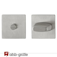 Hoppe Badrosettenpaar 848 Edelstahl Matt Wc Rosette Badrosette Eckig Wc Garnitur