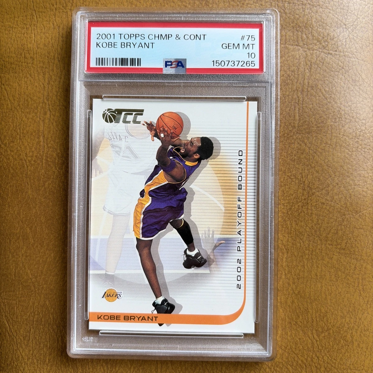 Topps Kobe Bryant Basketball 2001-02 Season Sports Trading Cards 