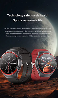 2025 New Nursing Cure Blood pressure Smart Watch Men Heart rate Pulse Sleep Blue
