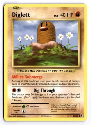 Diglett - EVO #55/108 XY - Evolutions Common Normal LP