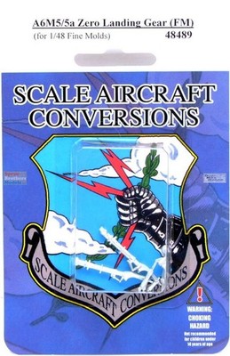 SAC48489 1:48 Scale Aircraft Conversions - A6M5 A6M5a Zero Landing Gear (FNM