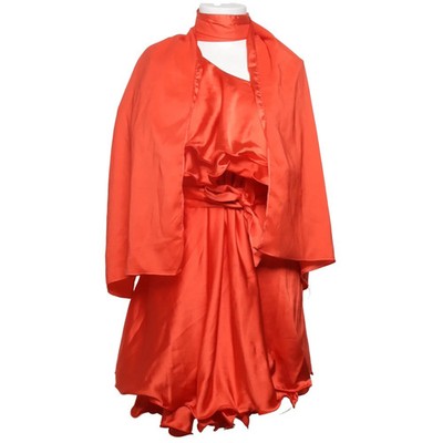 Forever Unique, Cocktailkleid, Größe: 36, Rot, Polyester, Einfarbig, Satin #KpB