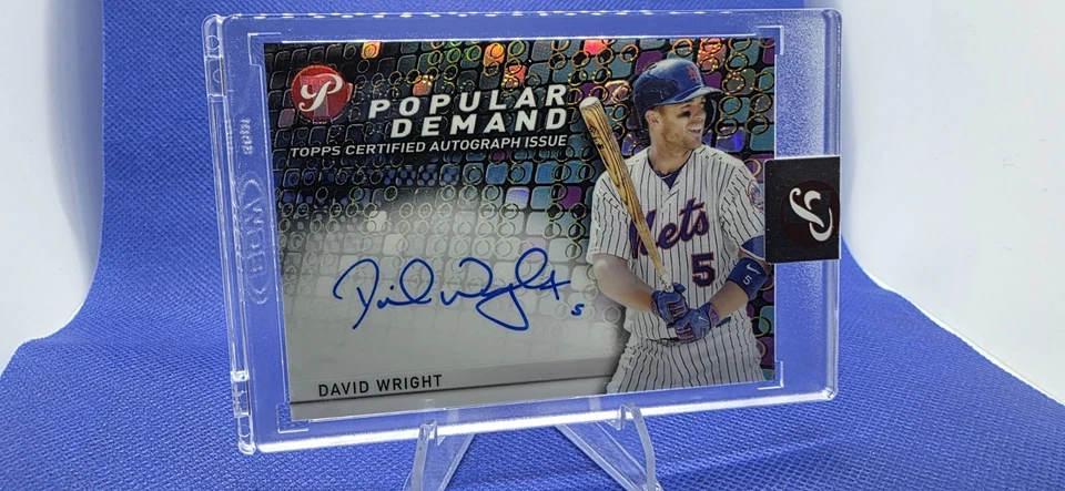 2022 Topps Pristine - Popular Demand Autographs David Wright auto card #PDA-DW - Image 3 of 4