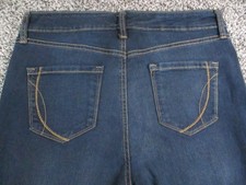 Bandolino Jeans Womens 10 Blue Mandie Mid Rise Skinny Stretch Denim 31x31