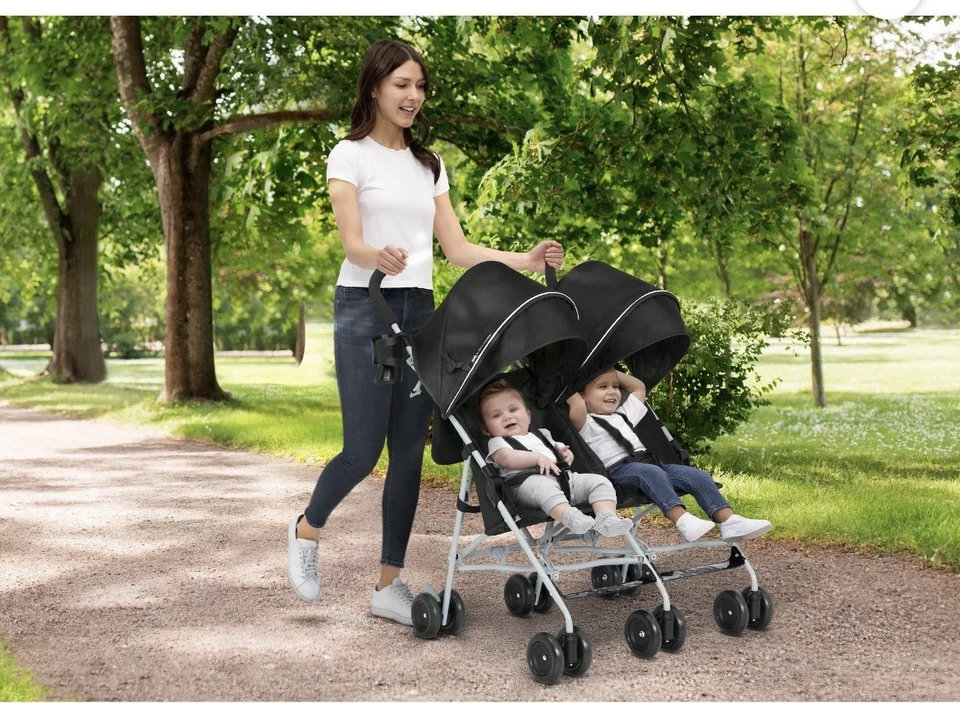 Cochecito de bebé ligero Jeep TurboGlyde doble Foto 3 de 3