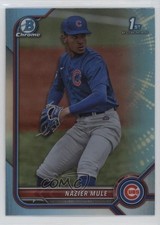 2022 Bowman Draft Chrome Sky Blue Refractor Nazier Mule #BDC-77 1kg1