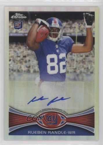 Rueben Randle [Posing Autograph Refractor] #70 2012 Topps Chrome card