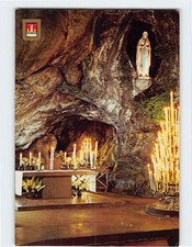 Postcard Miraculous Grotto Lourdes France