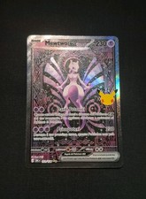 Pokemon Mewtwo Ex 151/128 SAR 30th Anniversario 🇮🇹 Ita Near Mint