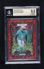 2023 Panini Prizm Red Sparkle Prizm Jalen Ramsey #184 BGS 9.5 GEM MINT 3hd