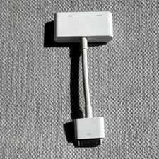 Apple 30 Pin to HDMI Portable Adapter for iPad iPhone, White, Less Than 1 ft