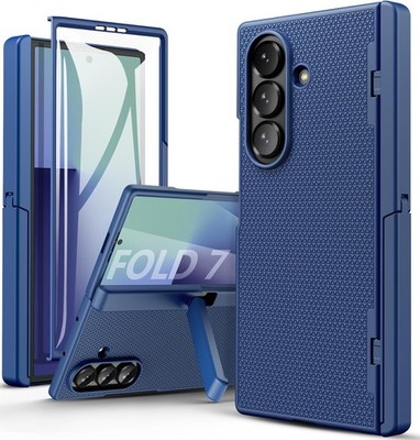 Samsung Galaxy Z Fold 7 Case Slim, Stand & Hinge Protection, Screen Protector, B