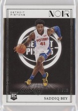 2020-21 Panini Noir Rookies Association Edition 10/99 Saddiq Bey #162 10si