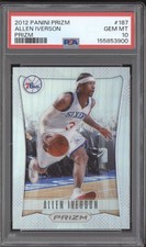 Allen Iverson 2012 Panini Prizm Prizm Silver PSA 10