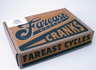 145MM FAR EAST CYCLES 3PC GRADE 9 TITANIUM BMX FLATLAND CRANKSET