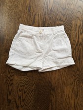 Crewcuts J. Crew Girls White Cuffed Rolled Shorts Short 5
