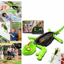 Wall Crawler Gecko - Remote Control Lizard with LED Eyes Climbs Walls 