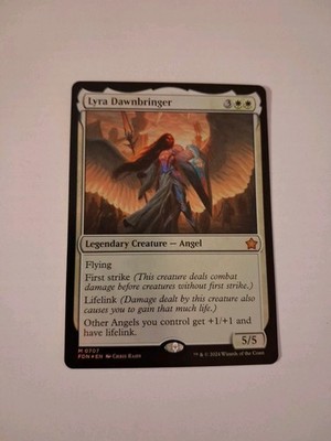 1 x  Mtg Foil Lyra Dawnbringer - Foundation - NM/M Magic The Gathering