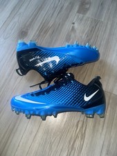 Nike Zoom Vapor Carbon Fly TD Carolina panthers SAMPLE Cleats Blue/Black Size 9