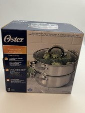 NEW Oster Steamer Set Stainless Steel Cookwar...