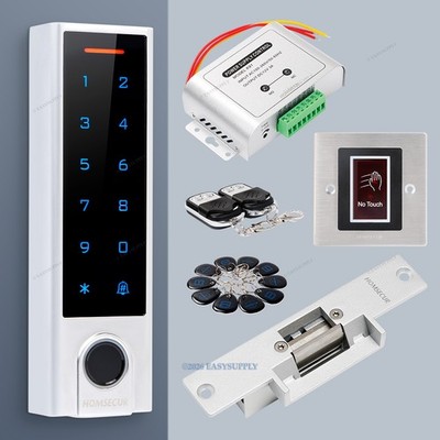 HOMSECUR IP66 APP WIFI RFID Access Control Set NO Strike Lock