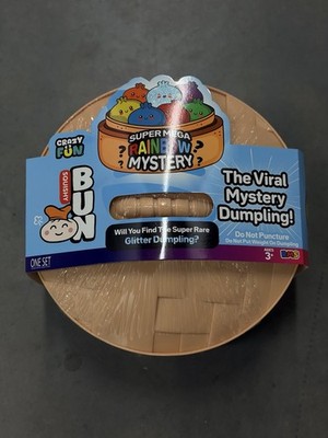 SUPER MEGA JUMBO Rainbow Mystery Glitter Squishy Bun Dumpling *SEALED* NEW