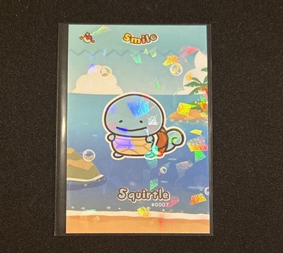 Limited Edition Full Art Rare Smile Squirtle Pokemon Card Database #0007  