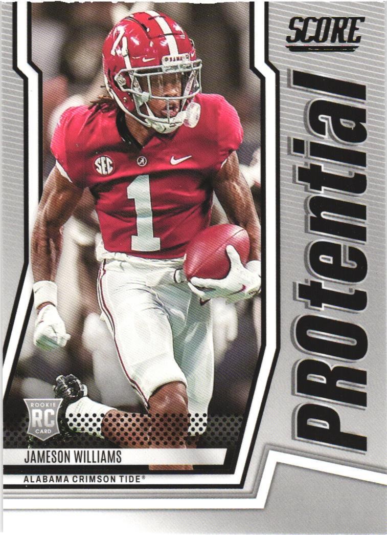 2022 Score PROtential #P-JW Jameson Williams Alabama Crimson Tide