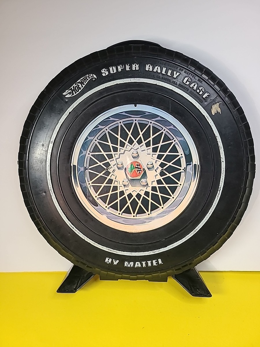 Mattel Vintage 1968 Hot Wheels Super Rally Tire Toy Car Carrying