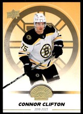 2023-24 UPPER DECK BOSTON BRUINS CENTENNIAL SPECTRUM GOLD CONNOR CLIFTON #26