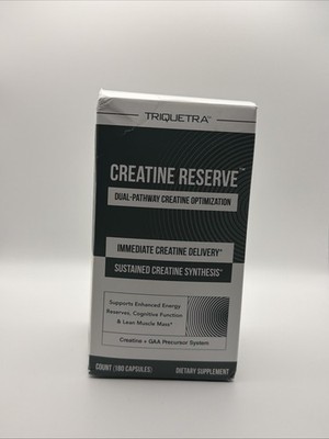 Triquetra Creatine Reserve Energy, Cognitive & Muscle Support 180 Capsules
