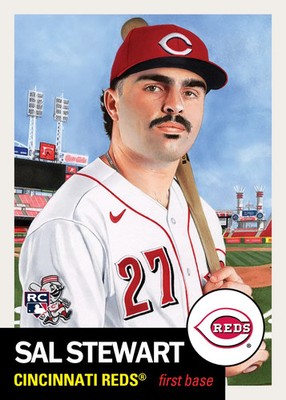 SAL STEWART MLB RED'S ROOKIE CARD  TOPPS LIVING SET #922 PRINT RUN 6369