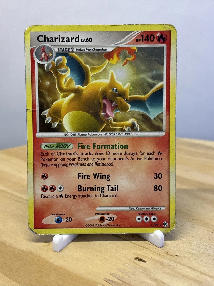1/99 Charizard 真贋鑑定】英語版リザードン AU 【ARS ポケモンカード 1枚の 英語 Edition 1st ED 1st Charizard リザードン ポケモンカードゲーム