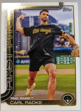 2025 Topps Series 1 Carl Radke First Pitch