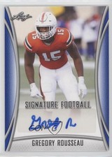 2021 Leaf Signature Blue Greg Rousseau Gregory Rousseau #BA-GR1 Auto 4z8