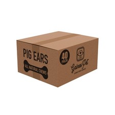 Gaines Pet Pig Ears for Dogs - 40 Pack, Thick Cut, All-Natural Whole Ears - N...