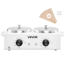 VEVOR Double Wax Warmer 1200ML Professional Dual Wax Heater Pot for Hair Removal
