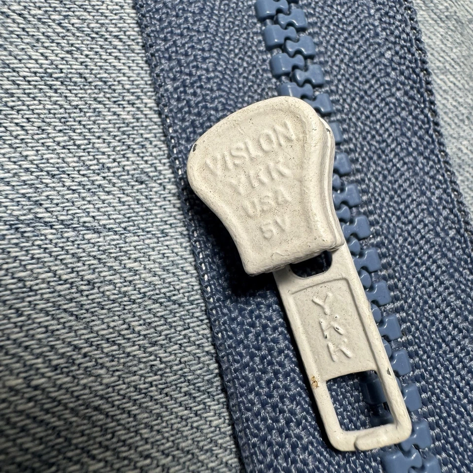 YKK Vislon 5V Zipper Pull Slider White Color Qty 12 Pack Bulk Lot Made in USA - Image 3 of 4